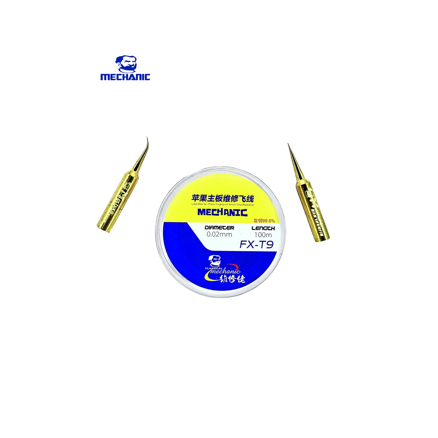 MECHANIC CABLE PARA JUMPER FXT9 , 0.02 mm X 100 mts CON PUNTAS 900M-T-I , 900M-T-IS