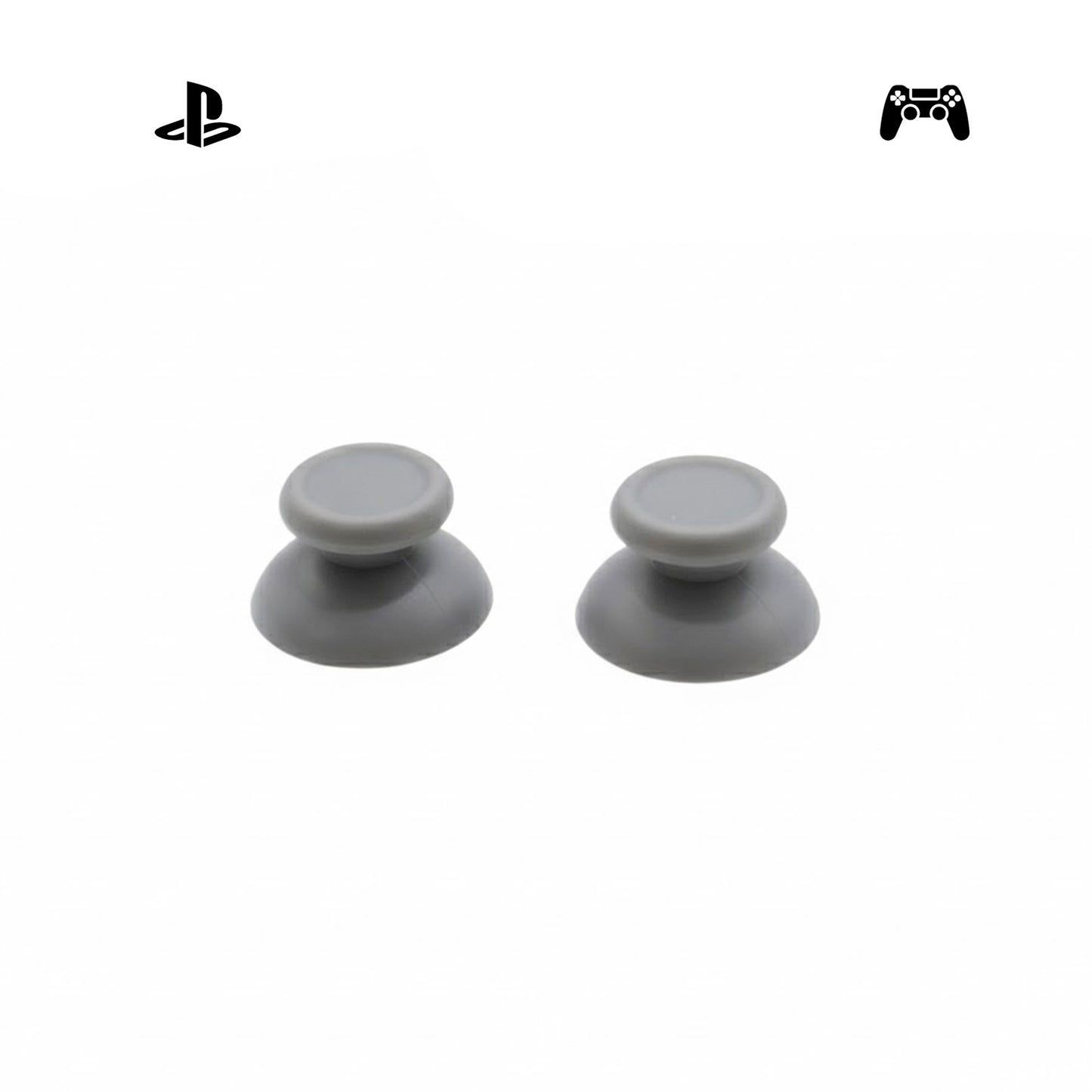 GAMING CAPUCHONES PARA CONTROL DE PS4 GRIS, 2PZS