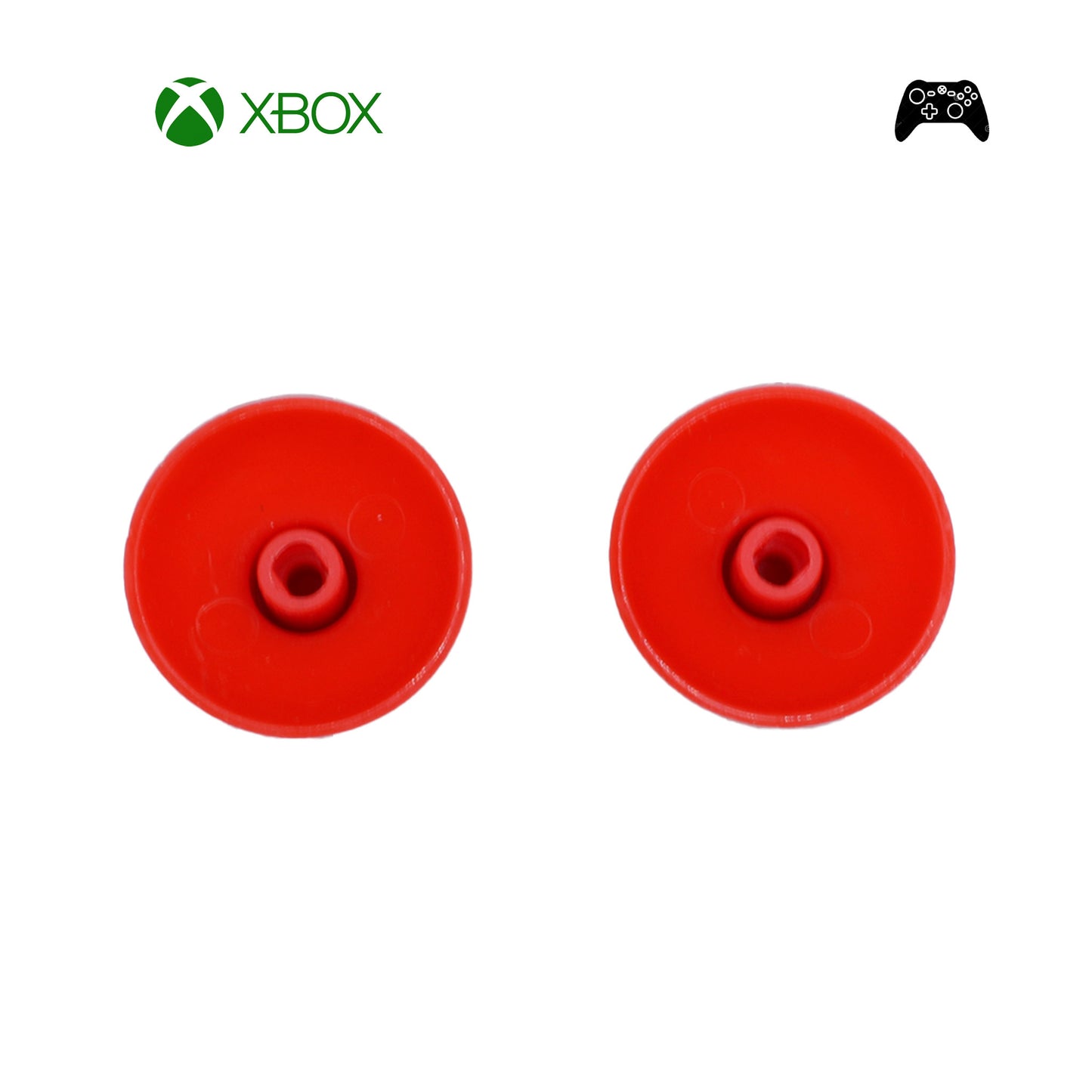 GAMING CAPUCHON PARA CONTROL DE X-BOX ONE Y SERIES ROJO, 2PZS