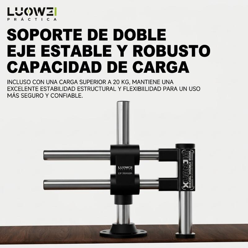 SOPORTE DE DOBLE BRAZO PARA MICROSCOPIO LW-GK04