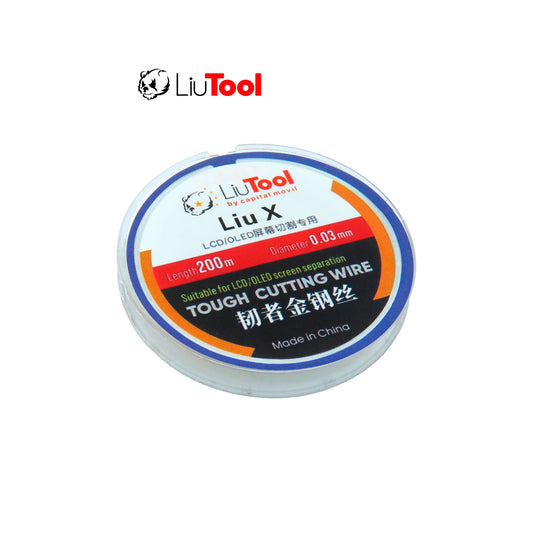 LIUTOOL ALAMBRE SEPARADOR DE LCD LIU X , 0.03 mm X 200 mts