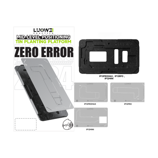 LUOWEI PLATAFORMA CON STENCIL PARA INTERPOSER IPHONE SERIES 12