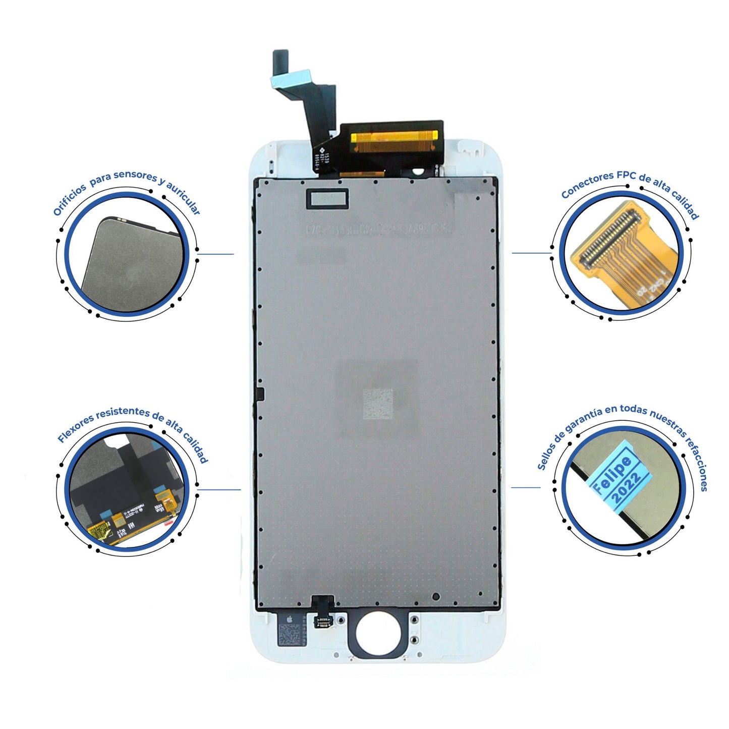 PANTALLA IPHONE 6S BLANCO