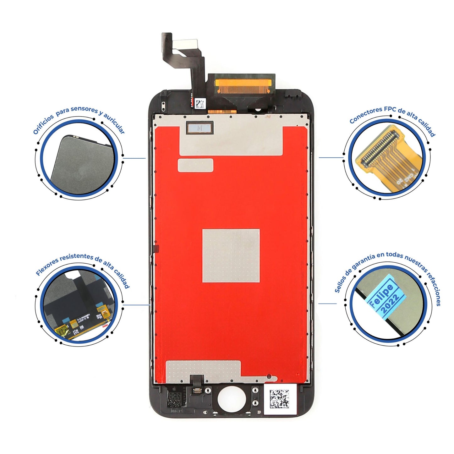 PANTALLA IPHONE 6S NEGRO