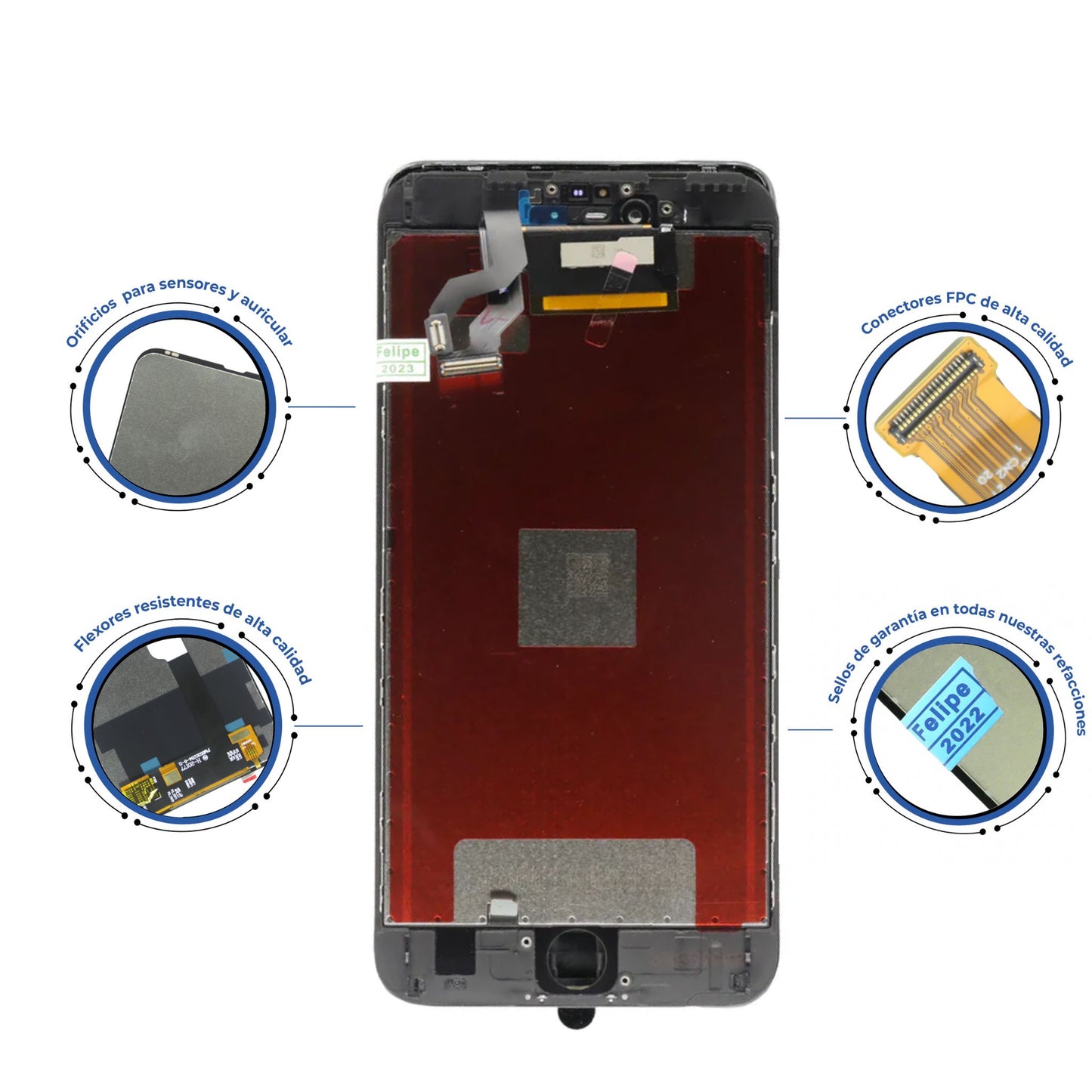 PANTALLA IPHONE 6S PLUS NEGRO