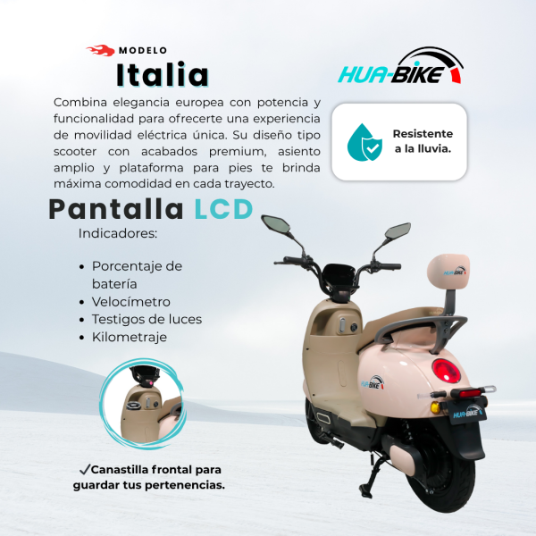 HUA-BIKE BICICLETA ELECTRICA ITALIA