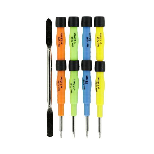 JUEGO DE DESARMADORES COMBINADOS MULTIFUNCIONALES 7396