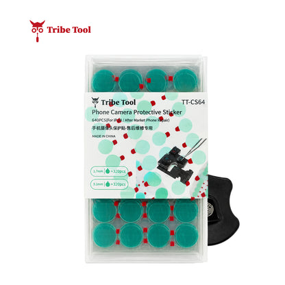 TRIBE TOOL KIT DE STICKERS PROTECTORES DE CAMARA TT-CS64 640PZAS