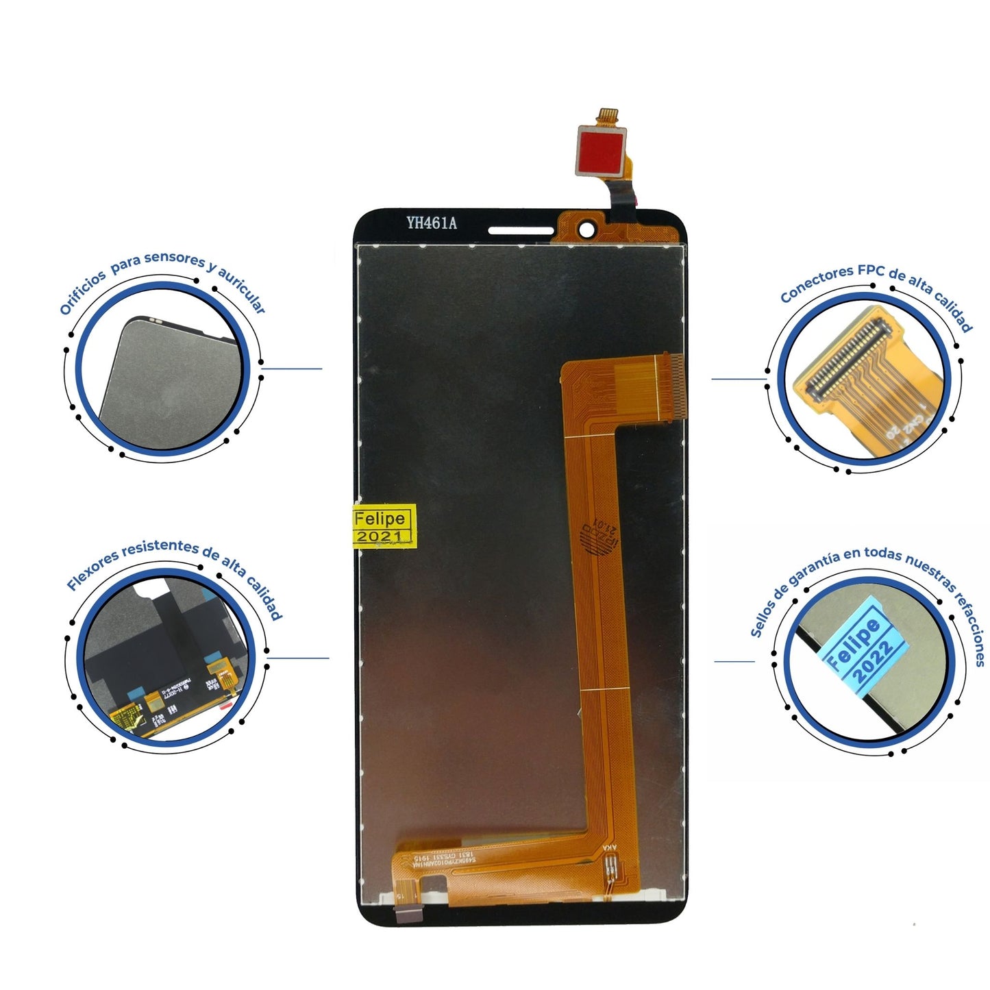 PANTALLA ALCATEL 1C 2019 , 5003A NEGRO