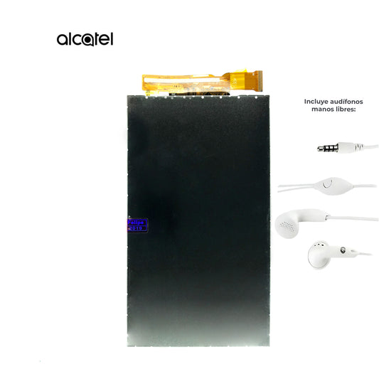 PANTALLA PARA ALCATEL PIXI 4 6" , 8050 ORIGINAL VERSION B9605A NEGRO