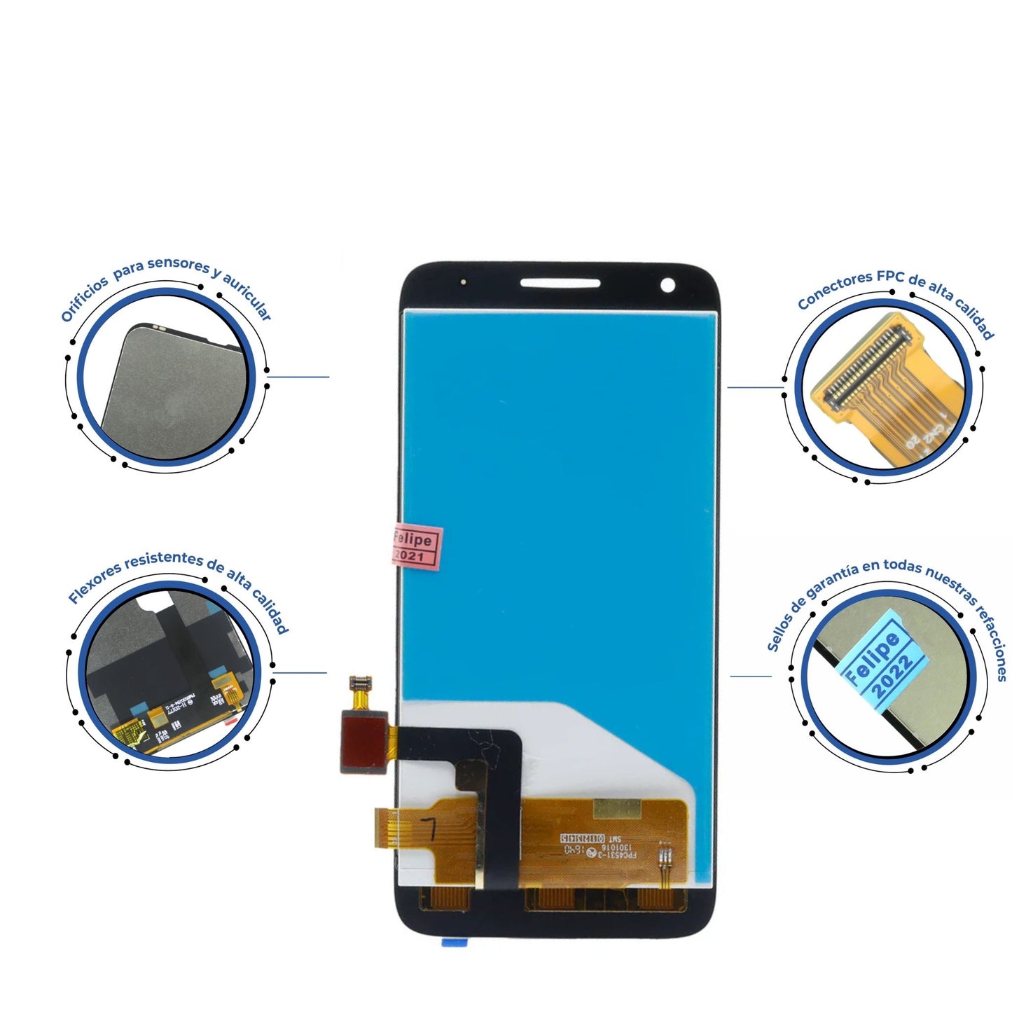 PANTALLA ALCATEL PIXI 3 , 4027D NEGRO