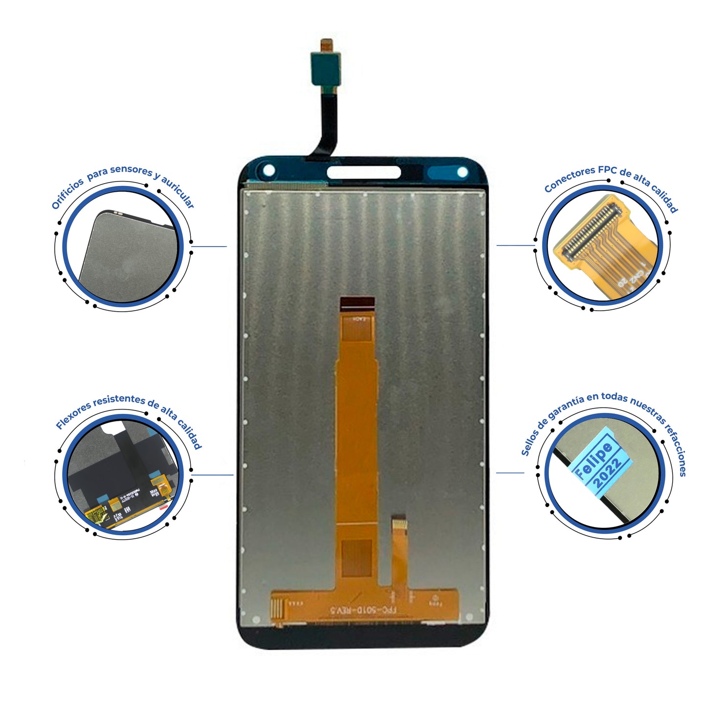 PANTALLA ALCATEL U5 , 4047G BLANCO