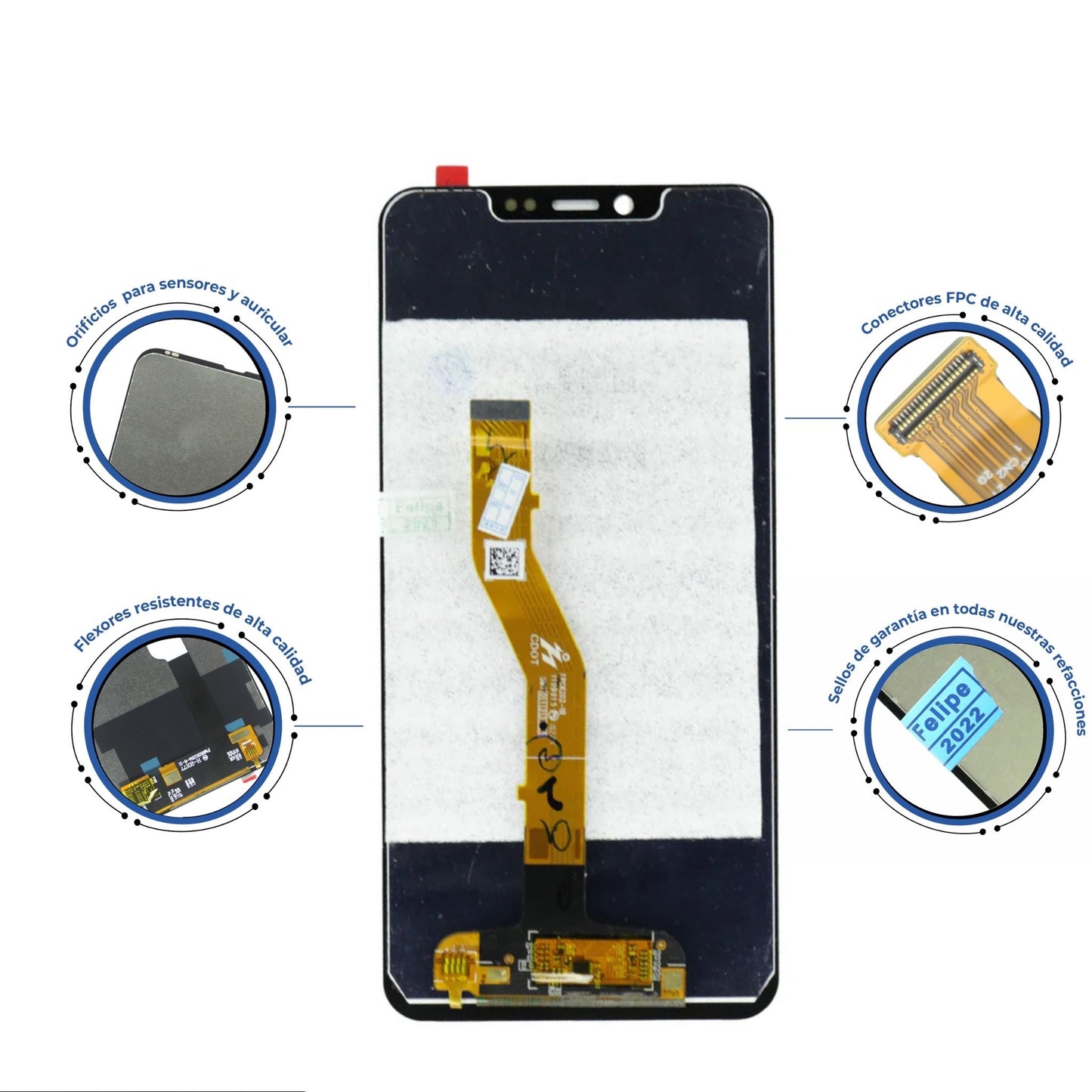 PANTALLA HISENSE H12 / F28  NEGRO