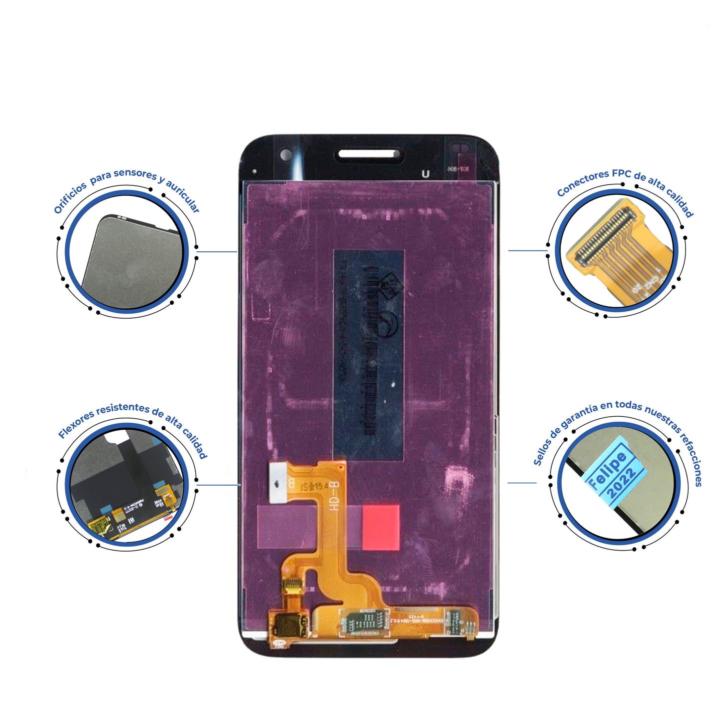 PANTALLA HUAWEI G7 NEGRO G7-L03