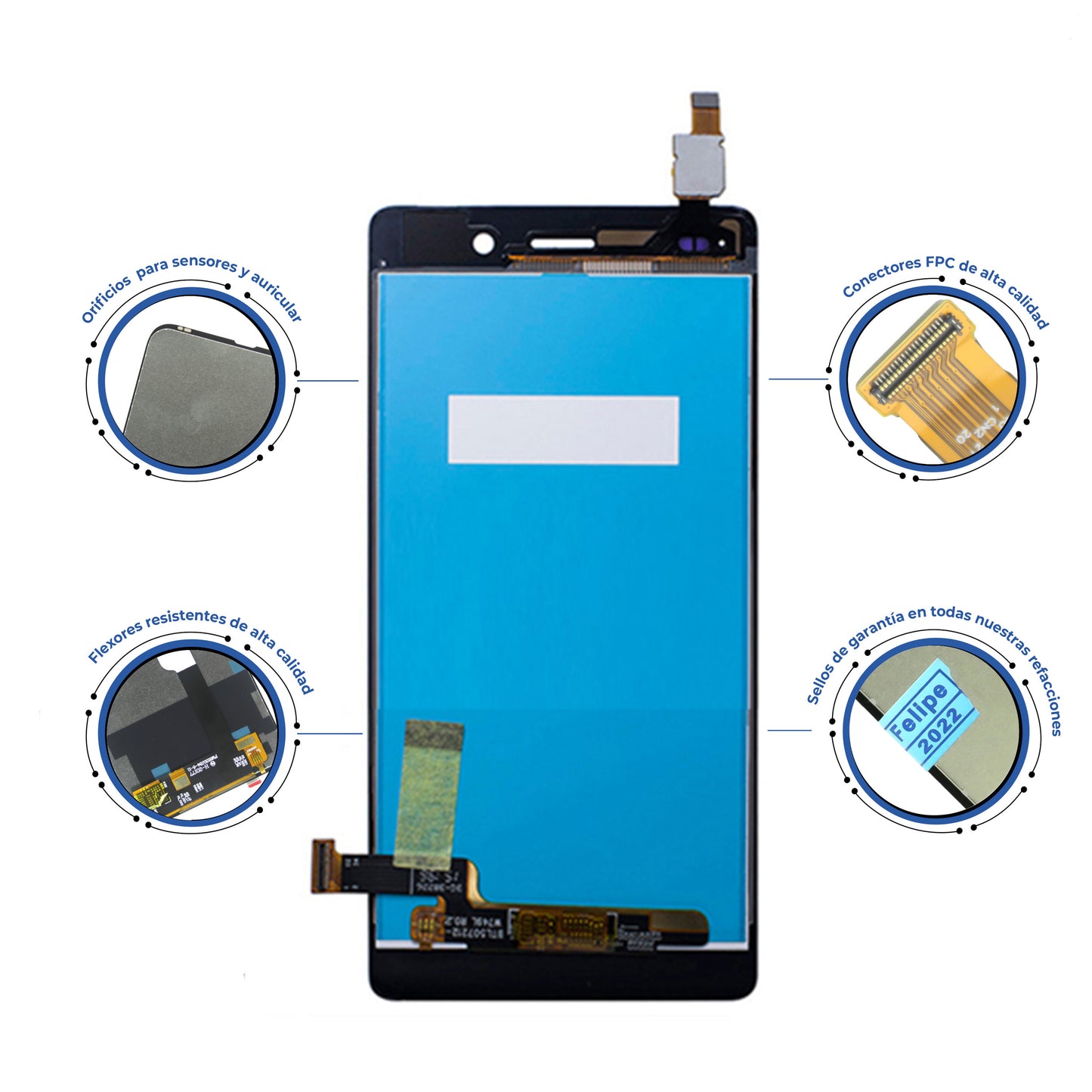 PANTALLA HUAWEI G ELITE PLUS BLANCO