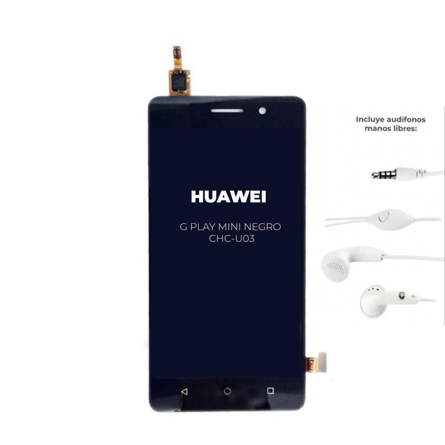 PANTALLA HUAWEI G PLAY MINI NEGRO CHC-U03
