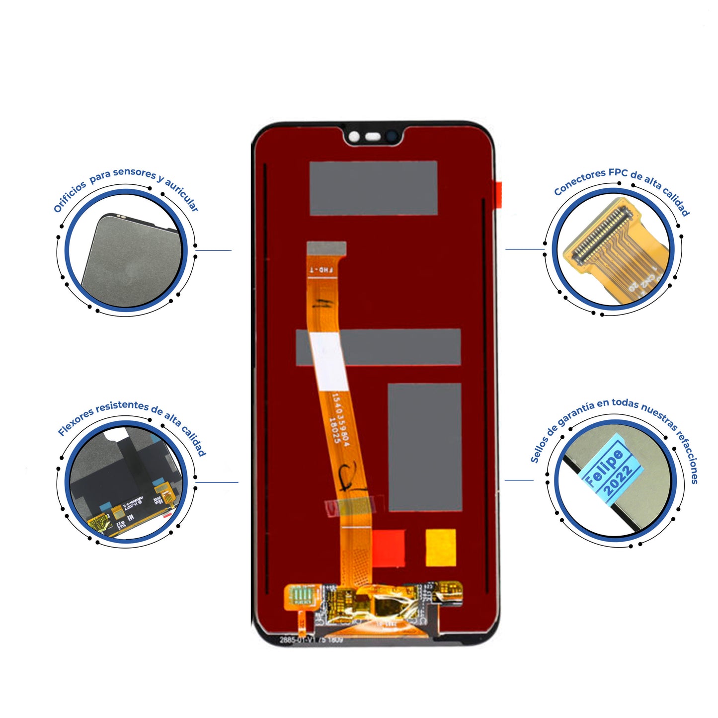 PANTALLA HUAWEI P20 LITE NEGRO