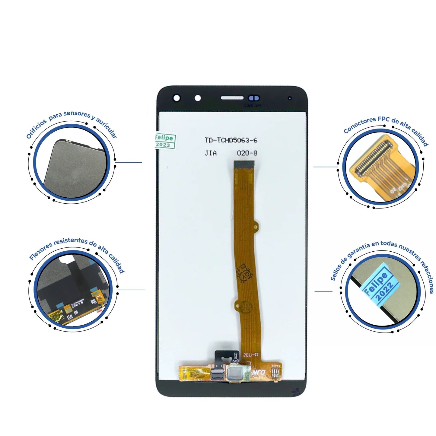 PANTALLA HUAWEI Y5 2017 / Y5 PRO NEGRO MYA-L13