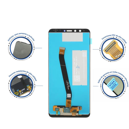 PANTALLA HUAWEI Y9 2018 BLANCO