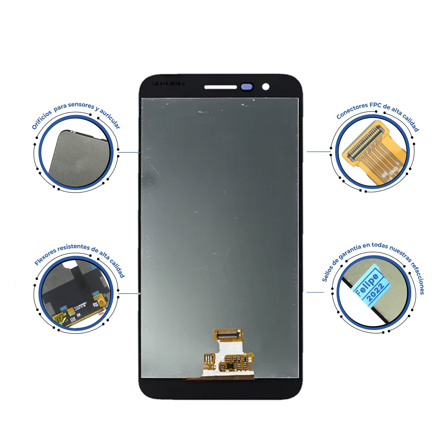 PANTALLA LG K10 2018/K11/K11 PLUS/K30/X4/X410
