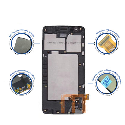 PANTALLA LG K8 2017 , X240 CON MARCO NEGRO