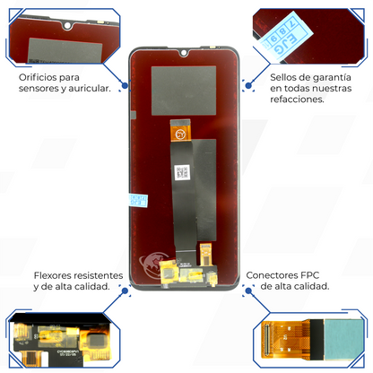 PANTALLA MOTOROLA E6 PLUS , E6s 2019 NEGRO