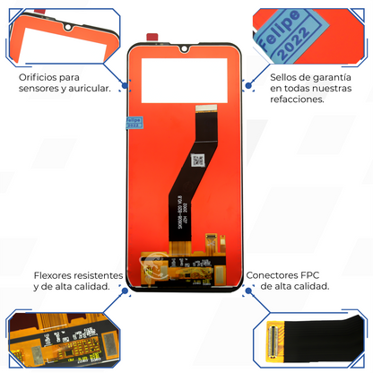 PANTALLA MOTOROLA E6i , E6s 2020 NEGRO