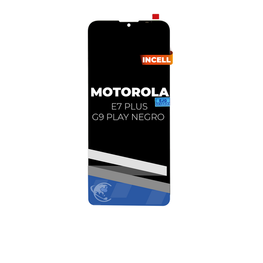 PANTALLA MOTOROLA E7 PLUS / G9 /  G9 PLAY NEGRO