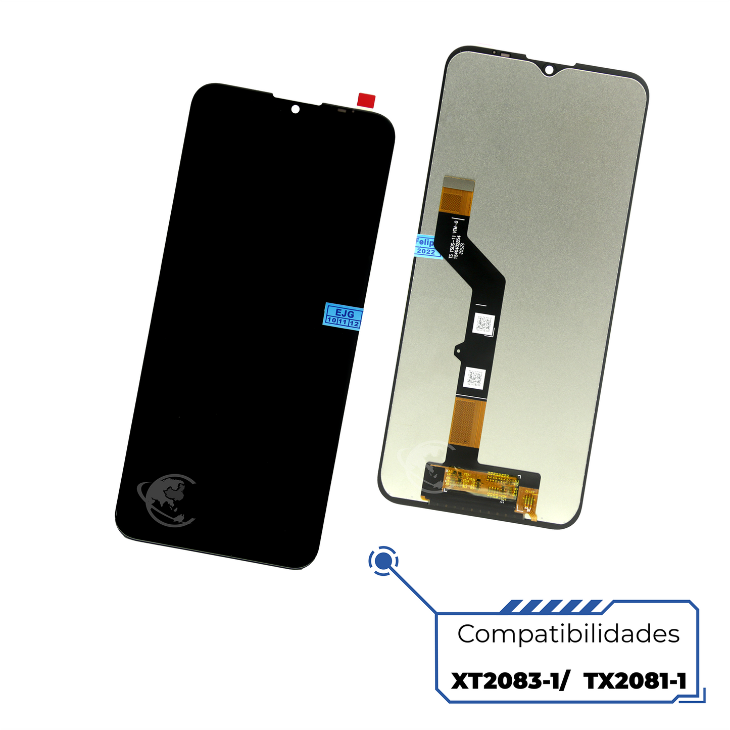PANTALLA MOTOROLA E7 PLUS / G9 /  G9 PLAY NEGRO