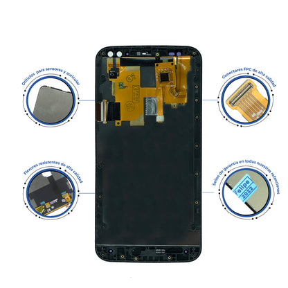 PANTALLA MOTOROLA X STYLUS NEGRO