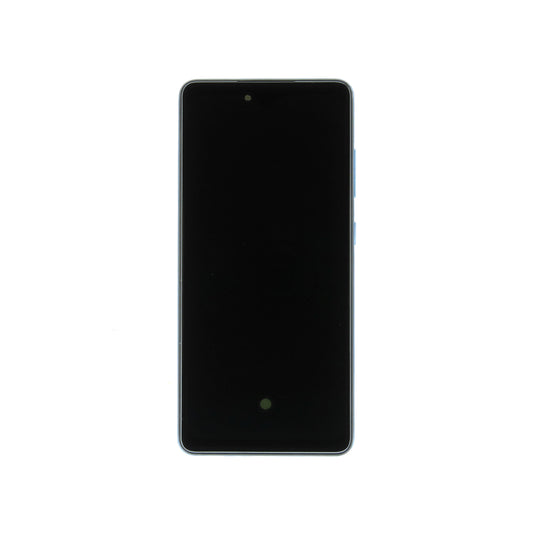 PANTALLA SAMSUNG A52 , A525 OLED CON MARCO AZUL GLASS REDUCIDO