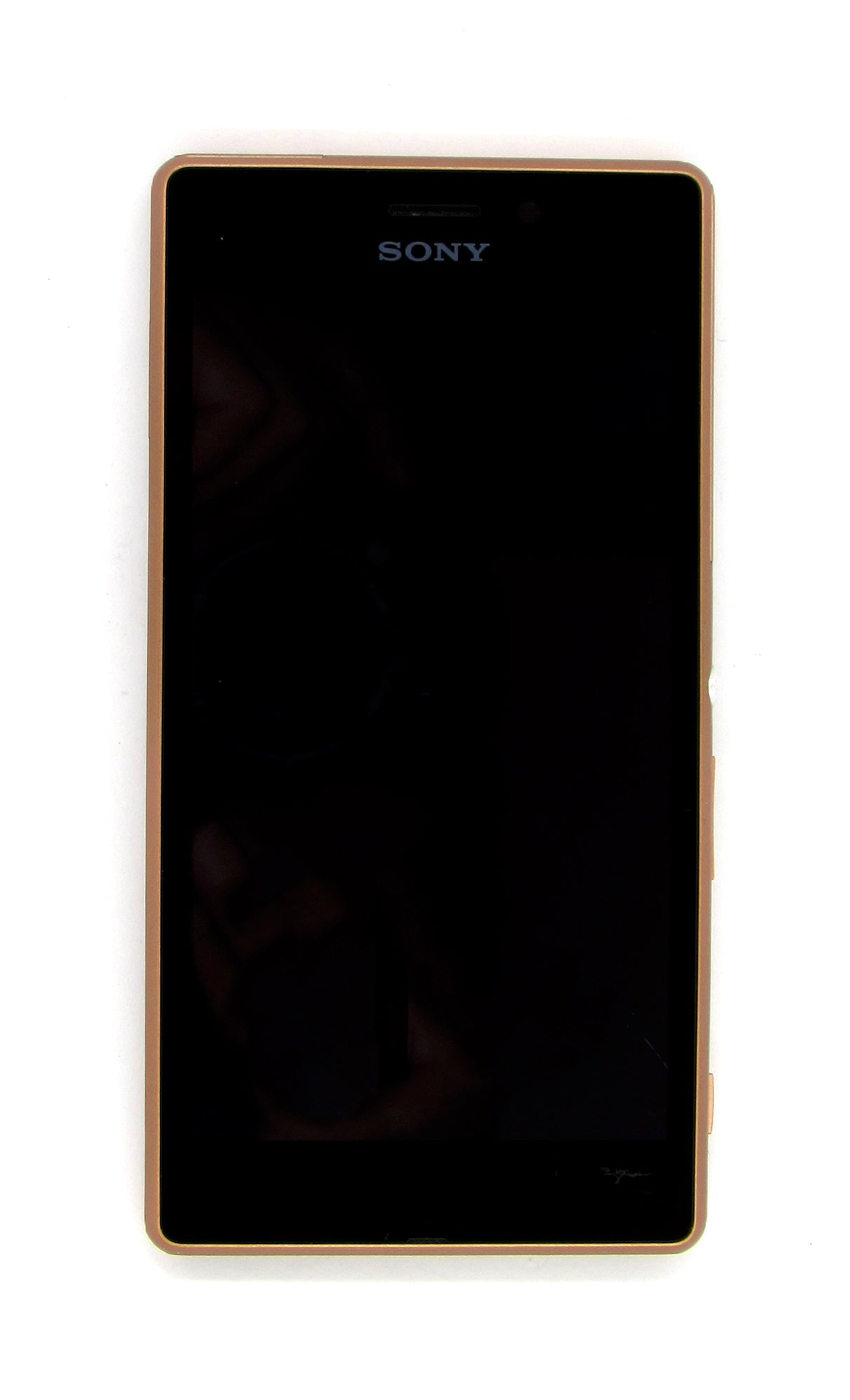 PANTALLA SONY M2 CON MARCO DORADO