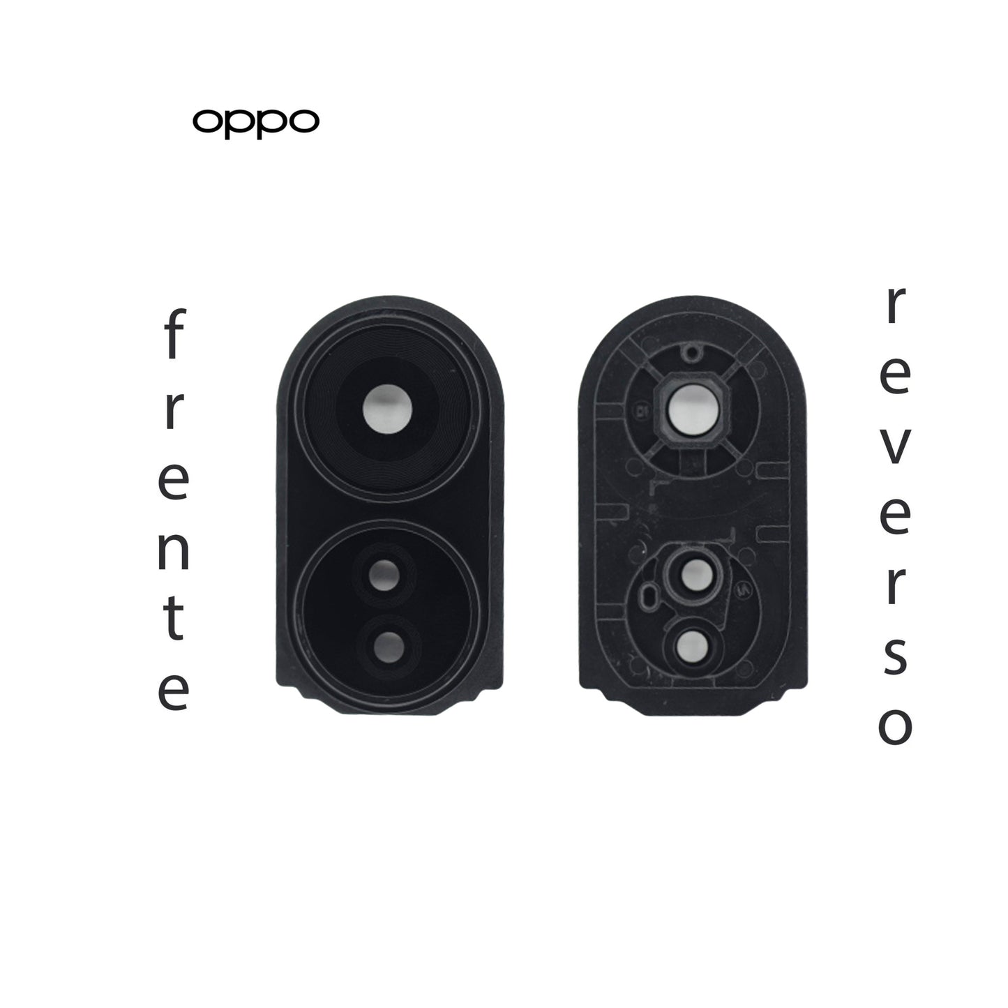 LENS DE CAMARA OPPO A58 4G NEGRO CON MARCO