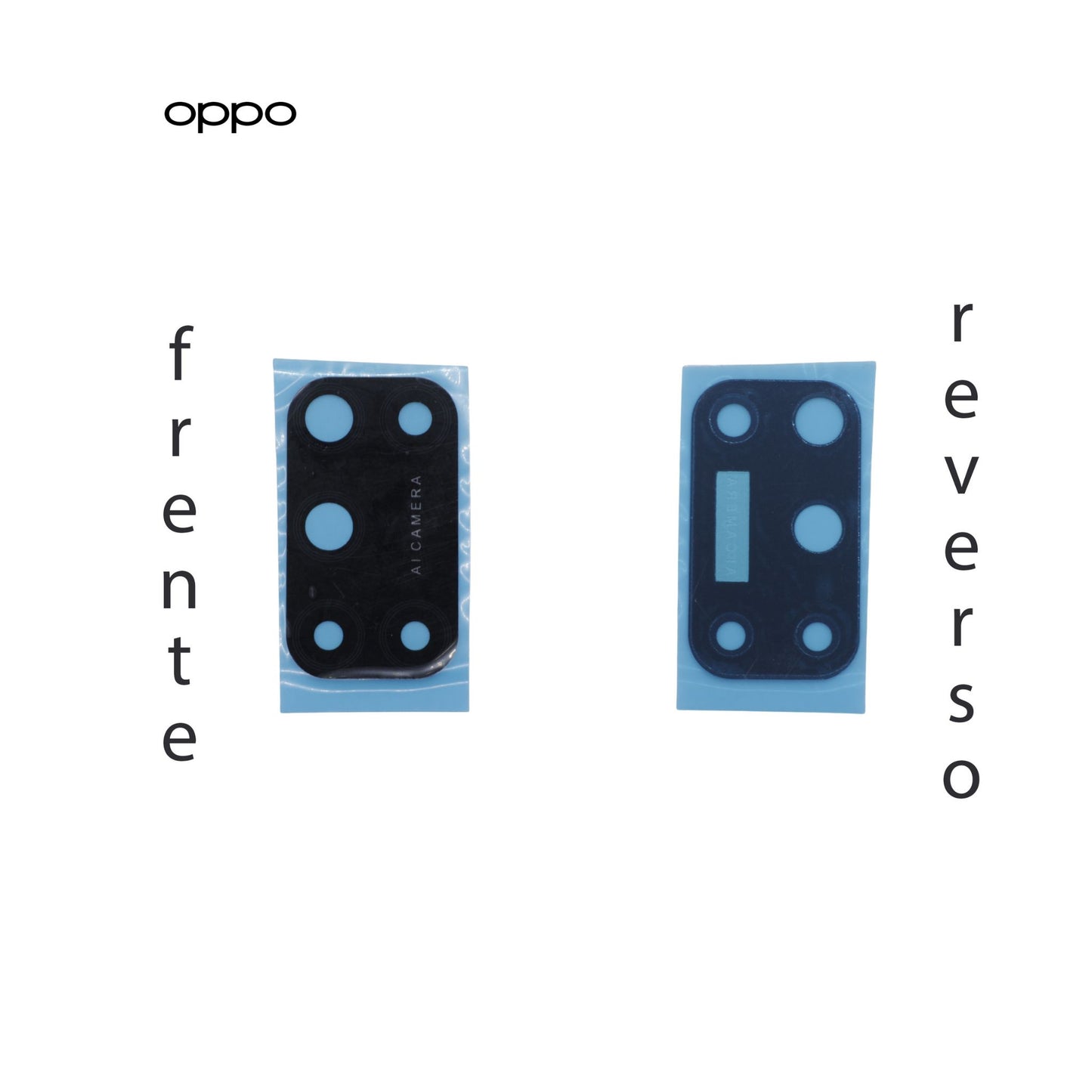 LENS DE CAMARA OPPO A72/A92 PLATA CON MARCO