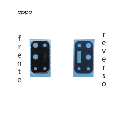 LENS DE CAMARA OPPO A72/A92 PLATA CON MARCO