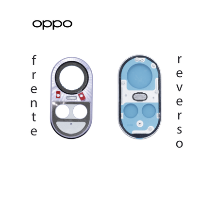 LENS DE CAMARA OPPO RENO 10 PRO LILA CON MARCO