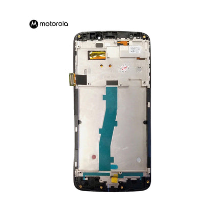 PANTALLA PARA MOTOROLA E4 CON MARCO DORADO