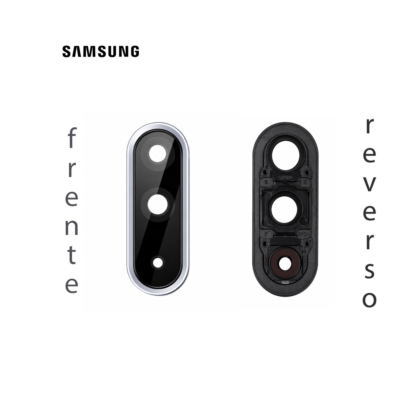 LENS DE CAMARA SAMSUNG A36 CON MARCO PLATA