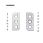 LENS DE CAMARA SAMSUNG S22/ S22 PLUS BLANCO CON MARCO