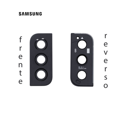 LENS DE CAMARA SAMSUNG S22/S22 PLUS NEGRO CON MARCO