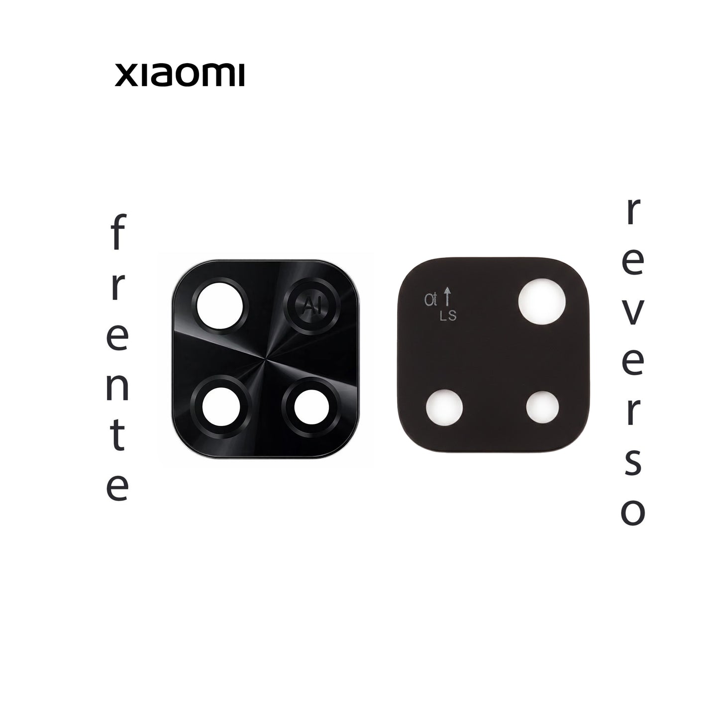 LENS DE CAMARA XIAOMI REDMI 10C NEGRO CON MARCO