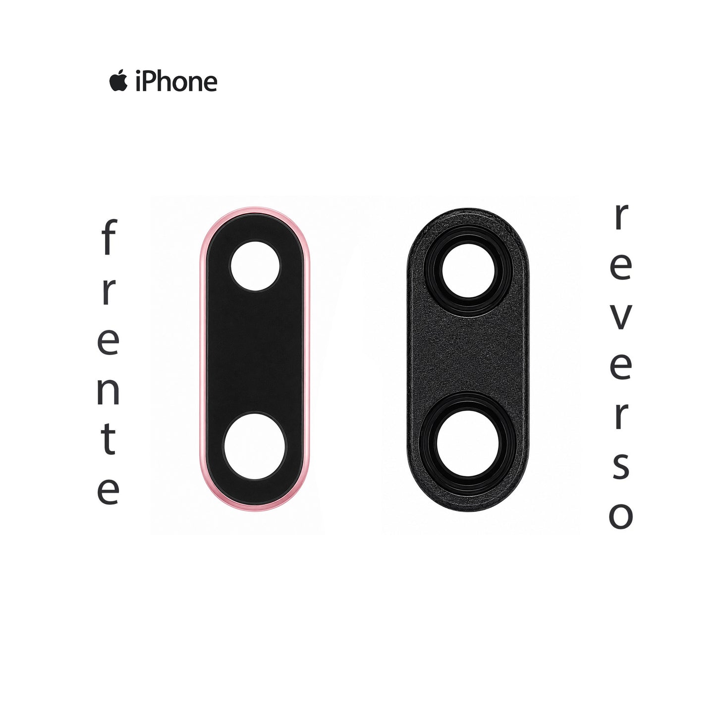 LENS DE CAMARA IPHONE 8G PLUS ROSA