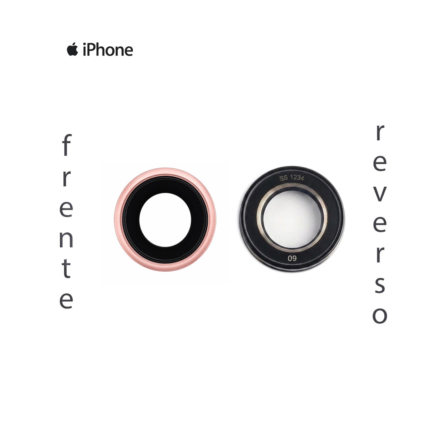 LENS DE CAMARA IPHONE 8G ROSA