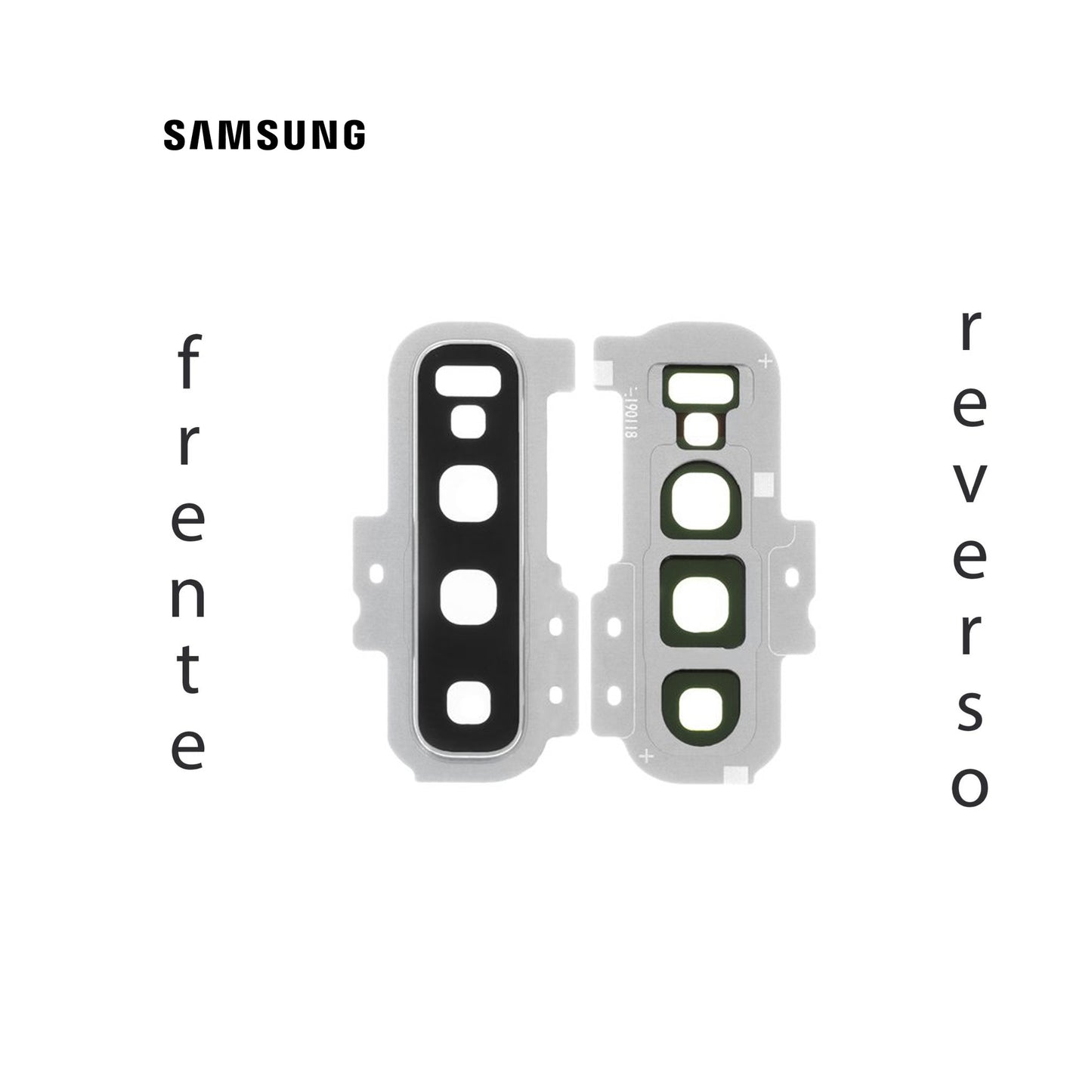LENS DE CAMARA SAMSUNG S10 PLUS PLATA