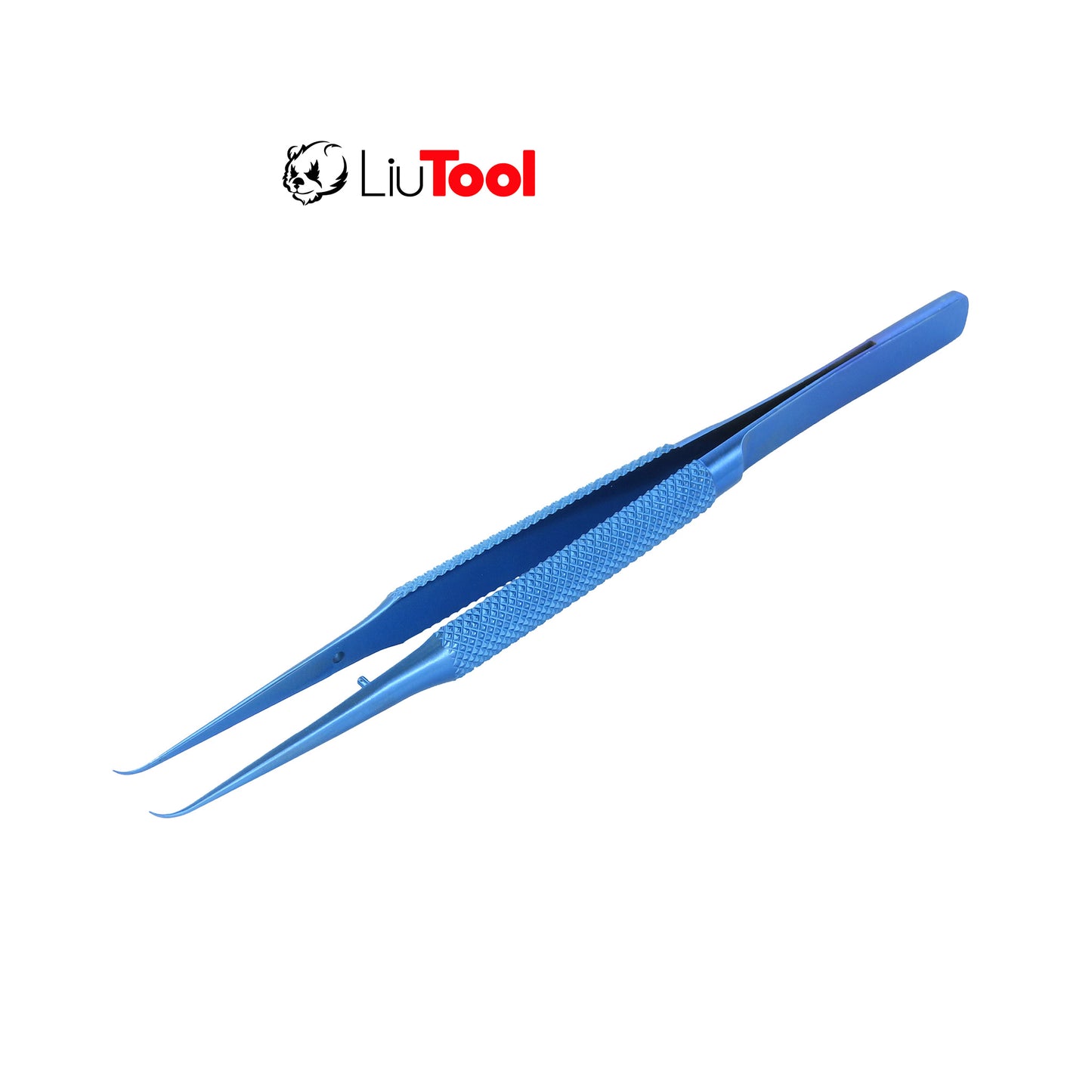 LIUTOOL PINZA ULTRA FINA CURVA T-15 AZUL