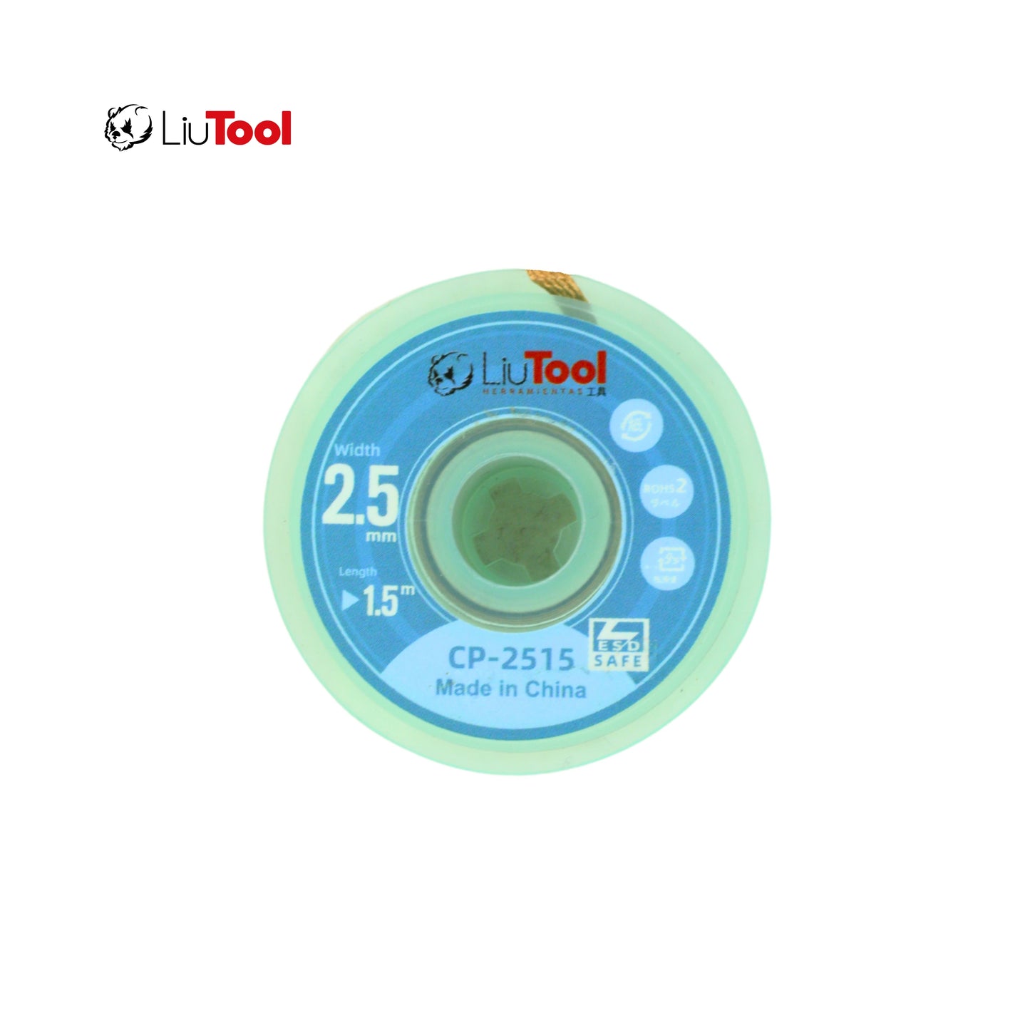 LIUTOOL MALLA DESOLDADORA 2.5 mm x 1.5 mts