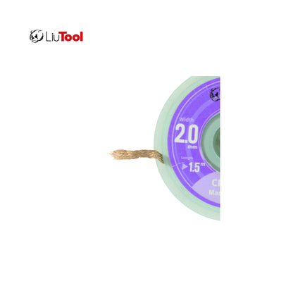 LIUTOOL MALLA DESOLDADORA 2 mm X 1.5 mts