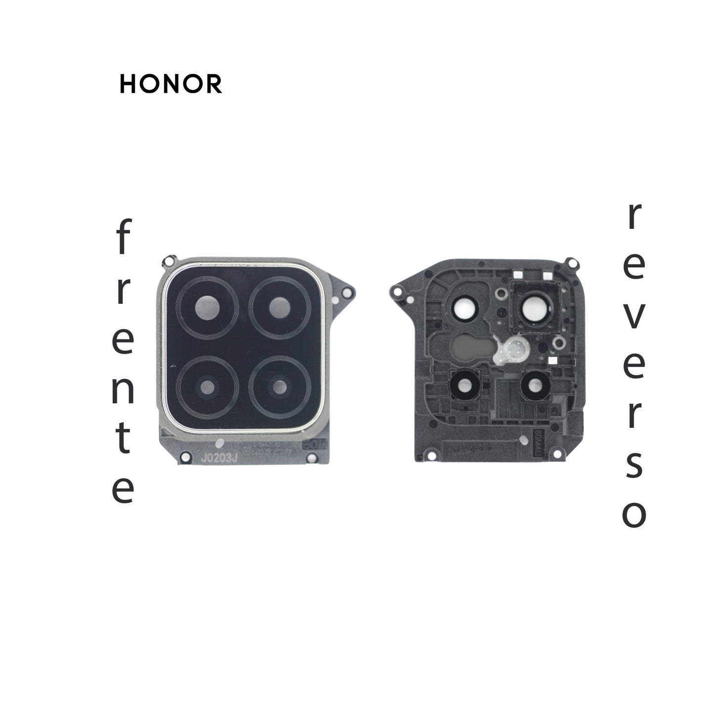 LENS DE CAMARA HONOR X6 NEGRO CON MARCO