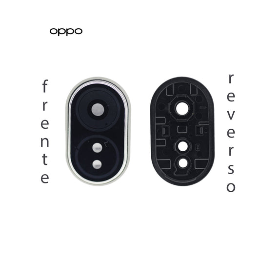 LENS DE CAMARA OPPO A38 PLATA CON MARCO