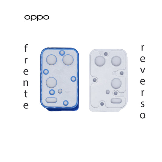 LENS DE CAMARA OPPO A54 4G AZUL CON MARCO